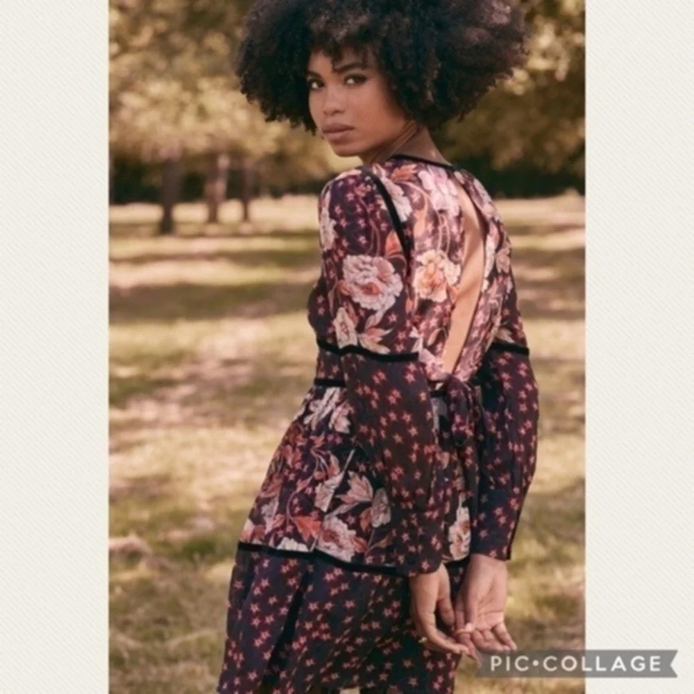 NWT Temperley London x Anthro Mixed-Print Tiered Mini Dress (Price Firm) - Picture 15 of 15